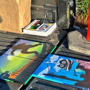Back of truck paintings